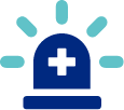 Emergency light icon