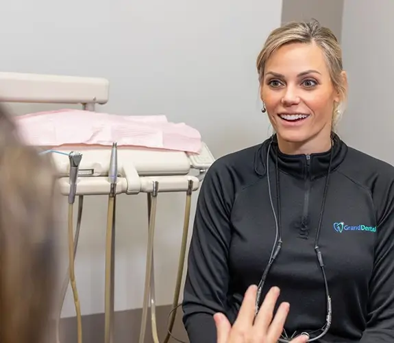 Pointing to form on a laptop monitor